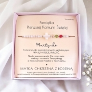 Bransoletka pamiątka pierwszej komunii świętej z dedykacją.jpg